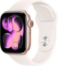 Apple Watch 11 GPS + Cellular 42mm Sport Band S/M, rose gold/light blush (MF8E4ET/A)