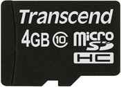 Transcend MicroSD SDHC 4GB Class 10