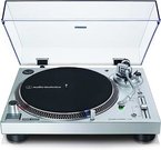 Audio Technica AT-LP120XUSB Turntable, Direct-Drive (Analog & USB), Silver Audio Technica
