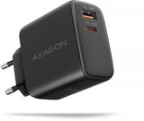 AXAGON ACU-PQ45 GaN Wall charger 45W, 2x port (USB-A + USB-C) PD3.0/PPS/QC4+/SFC 2.0/Apple
