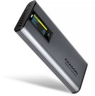 AXAGON External USB-C 10Gbps metal box with info display for M.2 NVMe and SATA SSD | EEM2-SD2