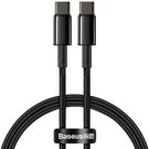 Baseus Tungsten Gold Cable Type-C to Type-C 100W 1m (black)