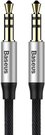 Baseus Yiven Audio Cable Cable 3.5 male Audio M30 1.5M Silver+ Black