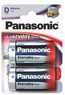 Alkaline batteries Panasonic EVERYDAY LR20-2BP