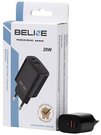 Beline Charger 20W USB-C + USB-A black