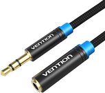 Braided 3.5mm Audio Extender 5m Vention VAB-B06-B500-M Black