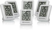 BRESSER Temeo Hygro Indicator 6 piece set Thermo-/Hygrometer white