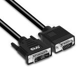 CABLE DVI-A TO VGA 3M/M/M CAC-1243 CLUB3D