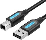 Cable USB 2.0 A to B Vention COQBD 2m (black)