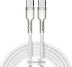 Cable USB-C to USB-C Baseus Cafule, 100W, 2m (white)