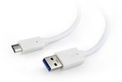 CABLE USB-C TO USB3 1M WHITE/CCP-USB3-AMCM-1M-W GEMBIRD