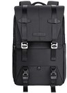 Camera Backpack, Lightweight Camera Bags for Photographers Large Capacity Camera Case with Rain Cover for 15.6 Inch Laptop, DSLR Cameras ( All Black )