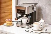 Camry | Espresso and Cappuccino Coffee Machine | CR 4410 | Pump pressure 15 bar | Built-in milk frother | Semi-automatic | 850 W | Black/Stainless steel