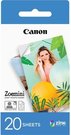 Canon 20 sheets ZP-2030 Photo Paper, White, 5 x 7.6 cm