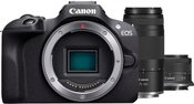 EOS R100 + RF-S 18-45mm + RF 75-300mm Black