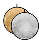 Caruba Reflectiescherm 2 in 1 Goud & Zilver 80cm