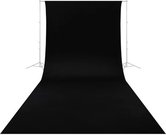 Caruba Wrinkle Resistant Backdrop 2,60 x 6 Meter Zwart