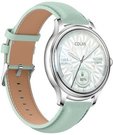 L28 Silver/Green Leather