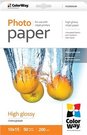 ColorWay High Glossy Photo Paper, 10x15, 200 g/m2, 50 sheets