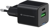 Conceptronic ALTHEA15B 2-Port 20W GaN USB PD Charger