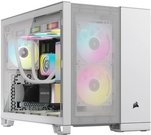 Corsair 2500D AIRFLOW Mid-Tower Dual Chamber PC Case, White | Corsair