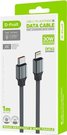 D-Fruit cable USB-C - Lighting DF163 1m, grey