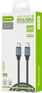 D-Fruit cable USB - C-USB-C 1m, grey (DF440C)