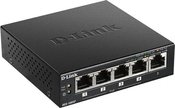 D-Link Switch DGS-1005P Unmanaged, Desktop, 1 Gbps (RJ-45) ports quantity 5, PoE ports quantity 4, Power supply type External