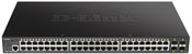 D-Link Switch DGS-1250-52XMP 48GE PoE+ 4SFP+