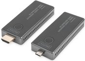 Digitus | 4K Wireless Video Extender, 30 m (USB-C - HDMI) | DS-55324 | Black/Silver