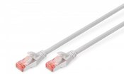 Digitus Patch cord S/FTP kat.6 LS0H 0,5m Szary