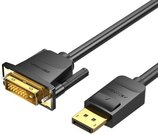 DisplayPort to DVI Cable 2m Vention HAFBH (Black)