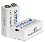 Rechargeable 6F22/9V Li-ion 550 mAh