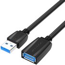 Extension Cable USB 3.0, male USB to female USB, Vention 1.5m (Black)