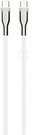 FIXED Braided Cable USB-C/USB-C, 1,2m, 100W, White