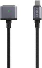 Fixed | Braided charging cable with USB-C/MagSafe 3 connectors, 2 m, 140 W, Gray