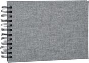 Focus Essence Wire-O 23x17 Grey w. black sheets
