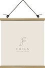 Focus Poster Hanger Magnetic Oak 41cm