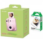 Instant camera Fujifilm instax mini 12 BLOSSOM PINK+instax mini instant film (10pl)