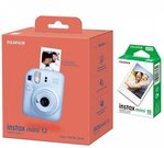 Kiirkaamera Fujifilm instax mini 12 PASTEL BLUE+instax mini glossy (10pl)