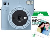 Momentinis fotoaparatas Fujifilm instax SQUARE SQ1 GLACIER BLUE+instax SQUARE glossy (10pl)