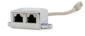 Gembird Adapter rozdzielacz LAN RJ-45/2XRJ-45 FTP