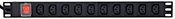 PDU 10xC13 1U 16A C19 2m