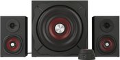 GENESIS Helium 610BT Computer Speakers, Wired, Bluetooth, Black