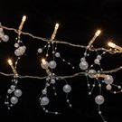 Girlianda 20 LED lempučių 2 m šiltai balta 3xAA baterijos Finnlumor 213549