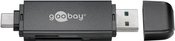 Goobay memory card reader 2in1 microSD/SD USB 3.0/USB-C