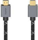 Hama HDMI 2.1 8K 2m, Ultra High Speed, czarno-szary