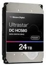 HDD|WESTERN DIGITAL ULTRASTAR|Ultrastar DC HC580|24TB|SATA|512 MB|7200 rpm|3,5"|0F62796