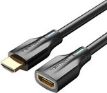 HDMI 2.1 Extension Cable Vention AHBBG, 1,5m, 8K 60Hz/ 4K 120Hz (Black)