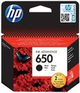 HP 650 Black Original Ink Advant. Cartr.
